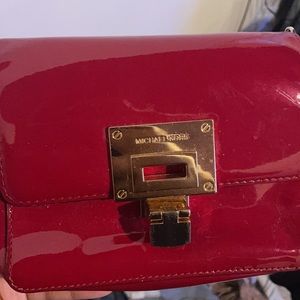 Red Michael Kors Crossbody Bag